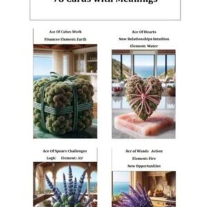 3/$20 Tarot Deck Herb and Smudges Card Deck with Meanings 78 Cards NEW